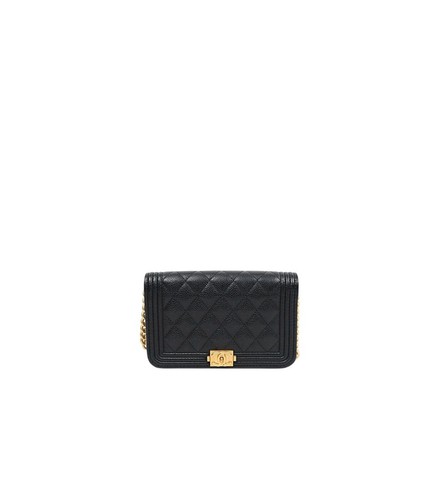 Chanel mini schwarzer caviar - schwarzer,