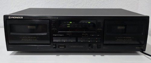 Pioneer double cassette - pioneer, deck