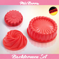 Silikon Backform Set 3 tlg