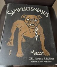 Simplicissimus 1908-1909 Buch
