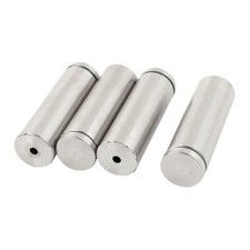 4 Stück 25mm x 80mm Edelstahl