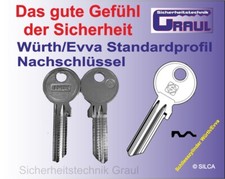 Würth Nachschlüssel, Evva