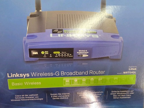 Linksys wrt54gl mbps port - 54, 4-port