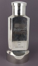 Vintage Hugo Boss Baldessarini Metall Parfümflasche Werbeobjekt Höhe 39 cm