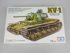 Tamiya 1/35 KV-1 Russian Heavy Tank 1941 Panzer Bausatz 35372 Kit Box 131833