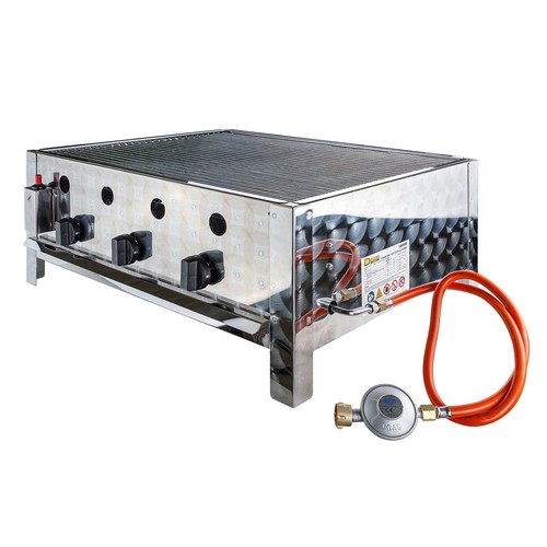 Edelstahl gasbräter gasgrill - gasbräter,