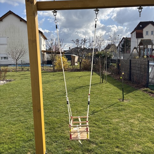 H2i gitterschaukel aus holz - h2i,