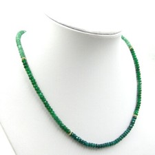 Smaragd Kette Halskette Damen