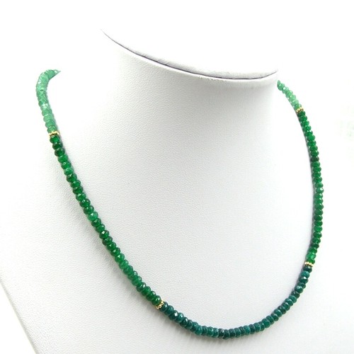 Smaragd kette halskette damen - smaragd,