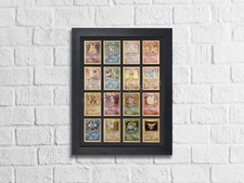 Schwarz 16 Sammelkartenrahmen für TCG, Pokemon, MTG, Sport Display Basis Set Rahmen