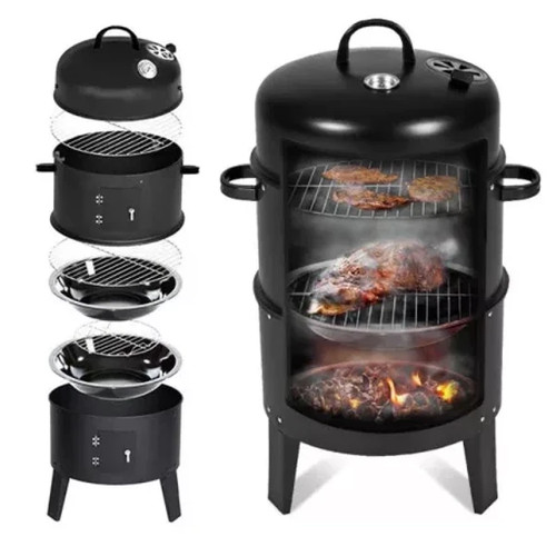 Holzkohlegrill und