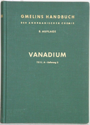 Gmelin handbuch handbook - gmelin,