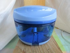 Tupperware Happy-Chef Zerkleinerer Zwiebelschneider 300ml Blau sehr gut Zustand