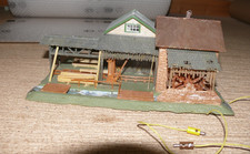 O3 Faller 230 Schwarzwald  Sägemühle mit Mühlrad-Antrieb (siehe Video)