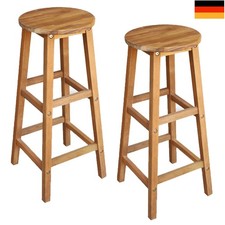 Barhocker 2er Set Holz