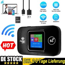 Tragbarer drahtloser 4G LTE 300 Mbit/s WLAN-Router Mobiler WLAN Router-Hotspot
