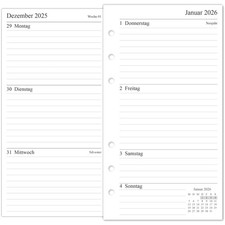 Wochenplaner Einlage A6 2026