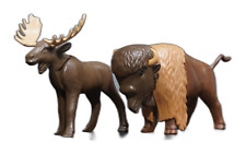 Playmobil Bison Büffel Elch Große Wilde Tiere Western
