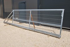 Freitragend Schiebetor B 500 x H 143cm Gittermatten Hoftor 5m *Top Preis 1099€*