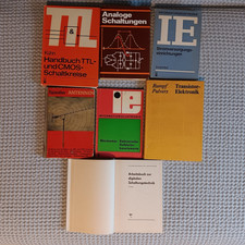 Fachbücher Schaltungstechnik u. Bauelemente, DDR, 7 Stück
