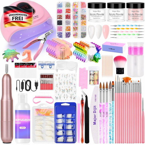 Acrylnagel set für anfänger - acrylnagel,