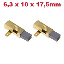 Kohlebürsten 3x10x17 5mm - 2x, 6,3x10x17,5mm