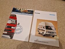 2x Prospekt VW Bus/Bulli T3 Westfalia Club Joker LT Sven Hedin