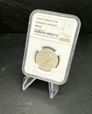 5 DM 1952 D NGC MS62 – Germanisches Museum – BRD Silber Gedenkmünze