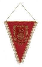 FC Bayern München XXL Wimpel  - 125 Jahre - 26 x 37 cm | bordeaux-gold | Banner 