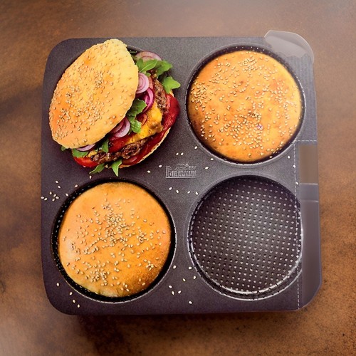 Burger brötchen 4er brot - burger,