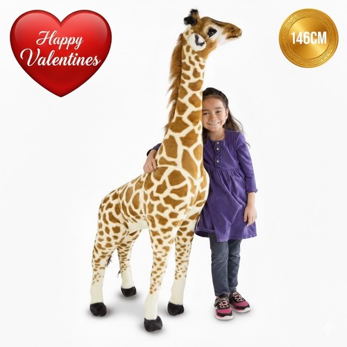 Große giraffe stofftier - große,