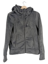 Bench Damen Sweatjacke Kapuzenjacke Gr. 38/M Grau Casual