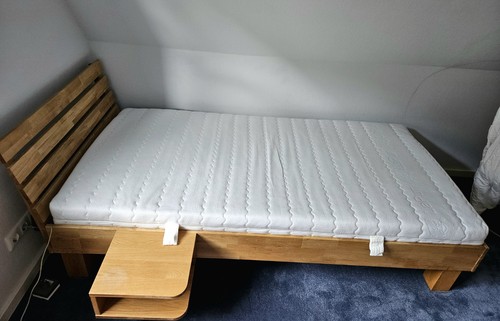Holz bett eiche - holz-bett, 100x200