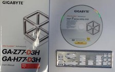 Gigabyte GA-Z77-D3H Rev.1.0 - Handbuch - Blende - Treiber CD   #303138