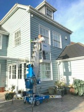 ARBEITSBÜHNE MOBILE 6,7 Meter GENIE HEBEBÜHNE LIFT HUBARBEITSBÜHNE  PERSONENLIFT