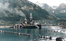 DEUTSCHER SCHWERER KREUZER LUTZOW - BOGEN BAY, NARVIK - JUNI 1942