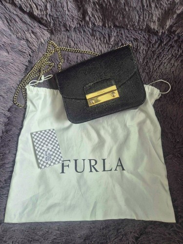 Furla leder julia schwarz - leder,