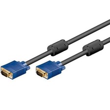 Monitorkabel Full HD SVGA 1.8 m 2x VGA Stecker Monitor Anschlusskabel PC Beamer