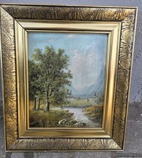 kleines ölgemälde Landschaft