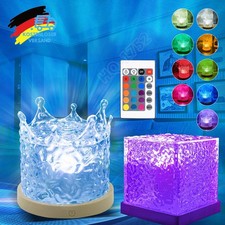 Nordlicht Projektor Lampe 16RGB LED Farbwechsel Wasserwellen Lampe Nachtlicht DE