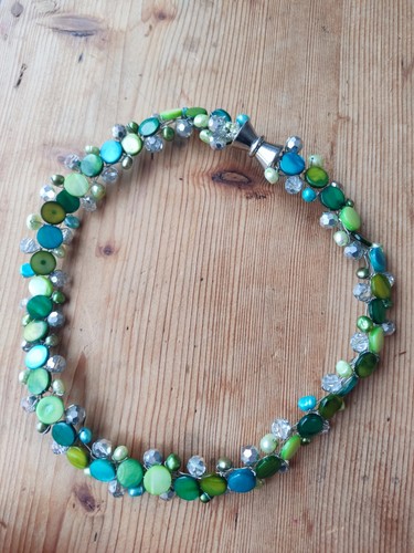 Farbenfrohes perlmutt collier - farbenfrohes, perlmutt-collier
