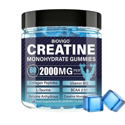 Biovigo creatin gummies 2000mg - biovigo,