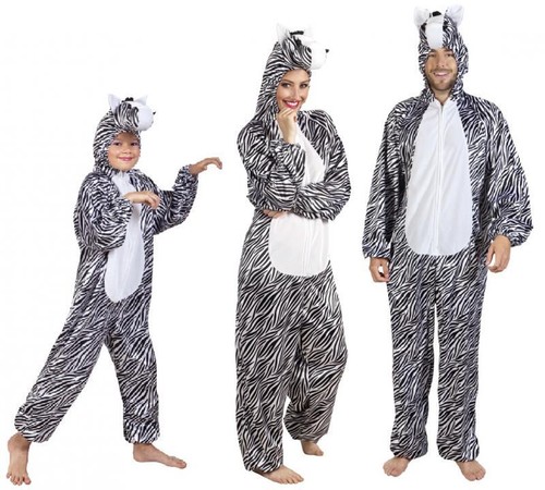 Zebra kostüm kleid - kostüm, overall