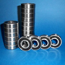 20 Kugellager SS 6000 2RS / 10 x 26 x 8 mm / Edelstahl rostfrei