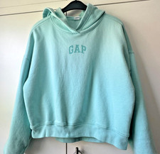 GAP Damen Hoodie Sweatshirt Kapuzen mint Gr. XS