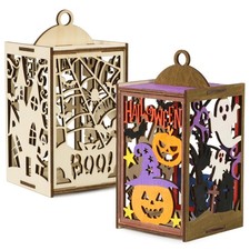 2 Stücke Halloween Laternen