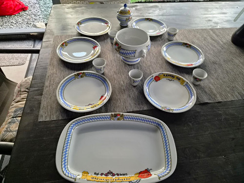 Porzellan geschirr set - porzellan, geschirr-set