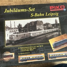 Piko Spur H0 58102 E11 S-Bahn Leipzig Jubiläum-Set Analog in OVP mit Zertifikat 