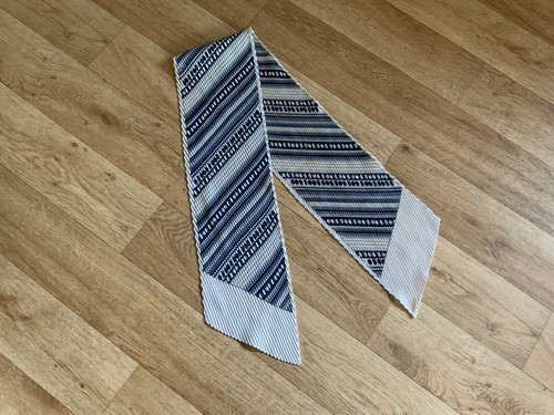 Vintage schal tuch blau - tuch, 60er/