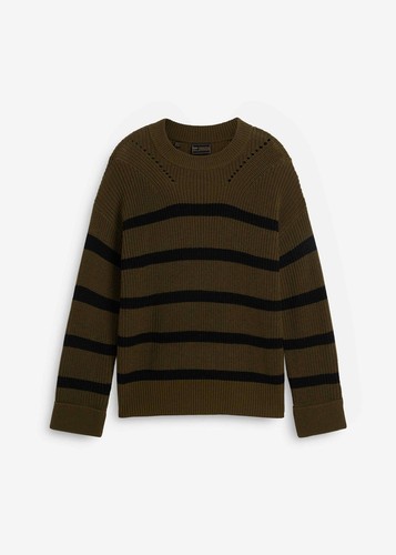Wollpullover mit lockerer